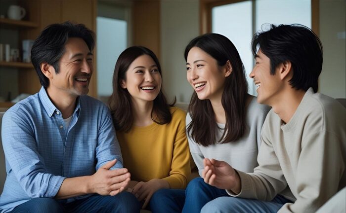 家族みんながまとまって和やか