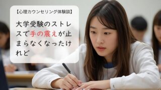 大学受験のストレスで手の震えが止まらなくなったけれど