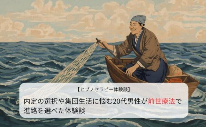 内定の選択や集団生活に悩む20代男性が前世療法で進路を選べた体験談
