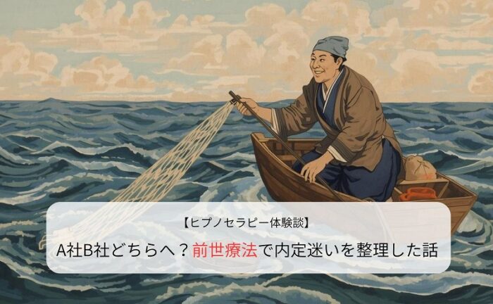 A社B社どちらへ？前世療法で内定迷いを整理した話