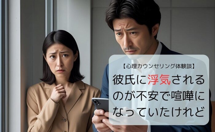 彼氏に浮気されるのが不安で喧嘩になっていたけれど