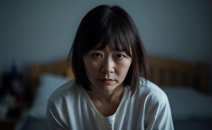 トラウマ記憶に苦しんでいる女性