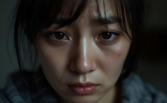 トラウマに苦しんでいる女性