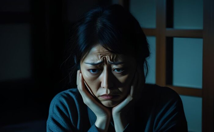 一人で不安を感じていた