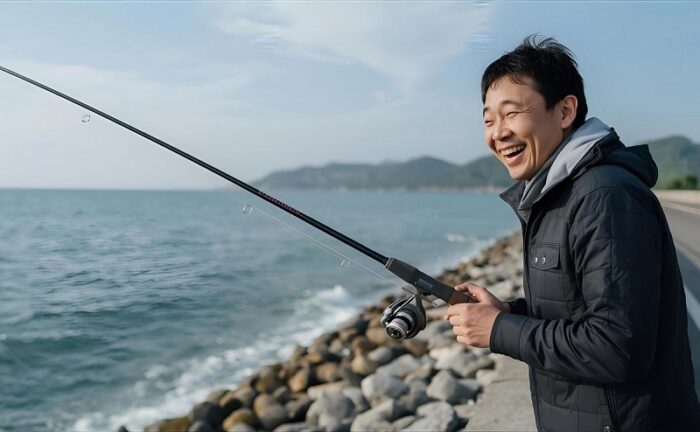 釣りをして休養できた
