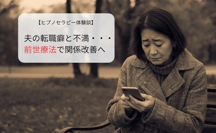 夫の転職癖と不満…前世療法で関係改善へ