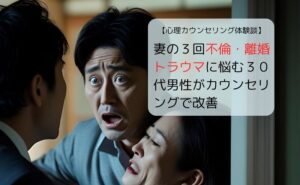 妻の３回不倫・離婚トラウマに悩む３０代男性がカウンセリングで改善