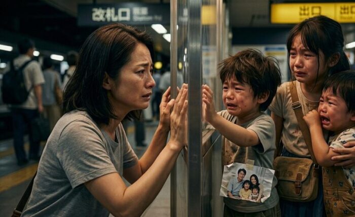 子供と離れ離れになる母親
