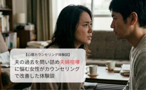 夫の過去を問い詰め夫婦喧嘩に悩む女性がカウンセリングで改善した体験談