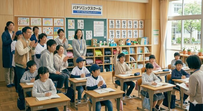 授業参観に来た女性