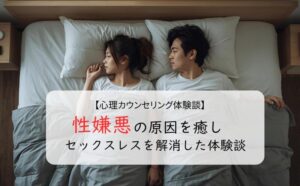 セックスが気持ち悪い…性嫌悪の原因を癒やしセックスレスを解消した体験談