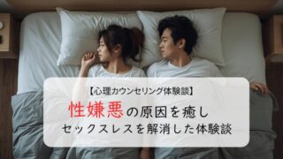 セックスが気持ち悪い…性嫌悪の原因を癒やしセックスレスを解消した体験談